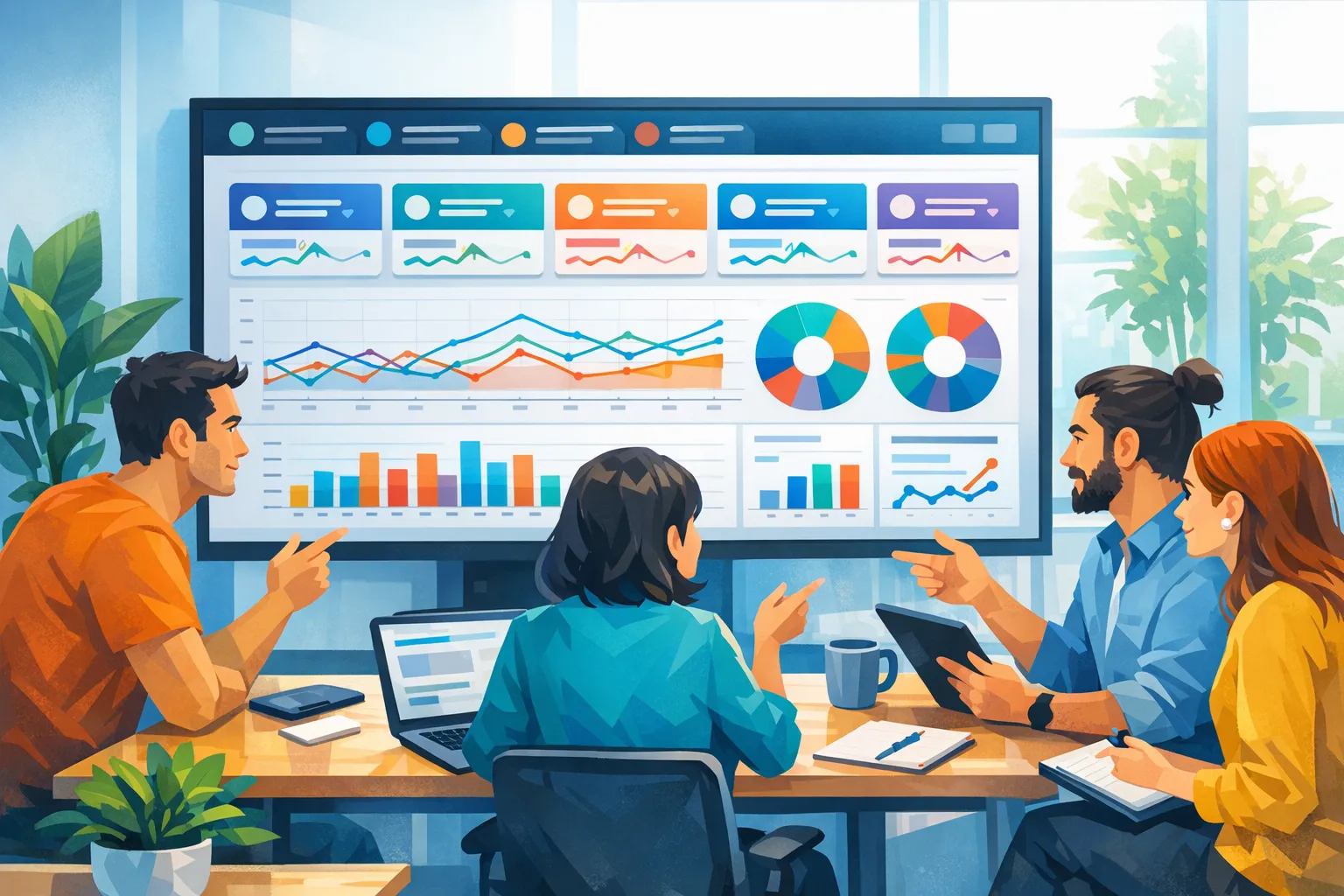 SocialAgent article illustration showing agency growth metrics and whitelabel dashboard